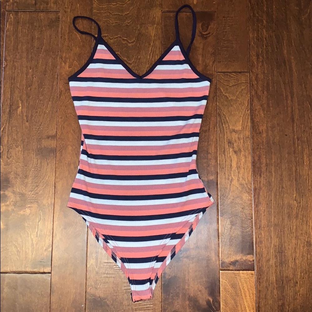 Striped one piece